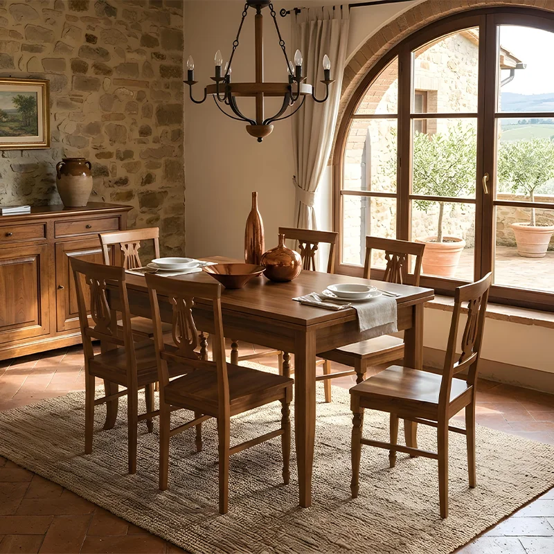 tavoli e sedie rustici