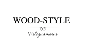 wood style logo